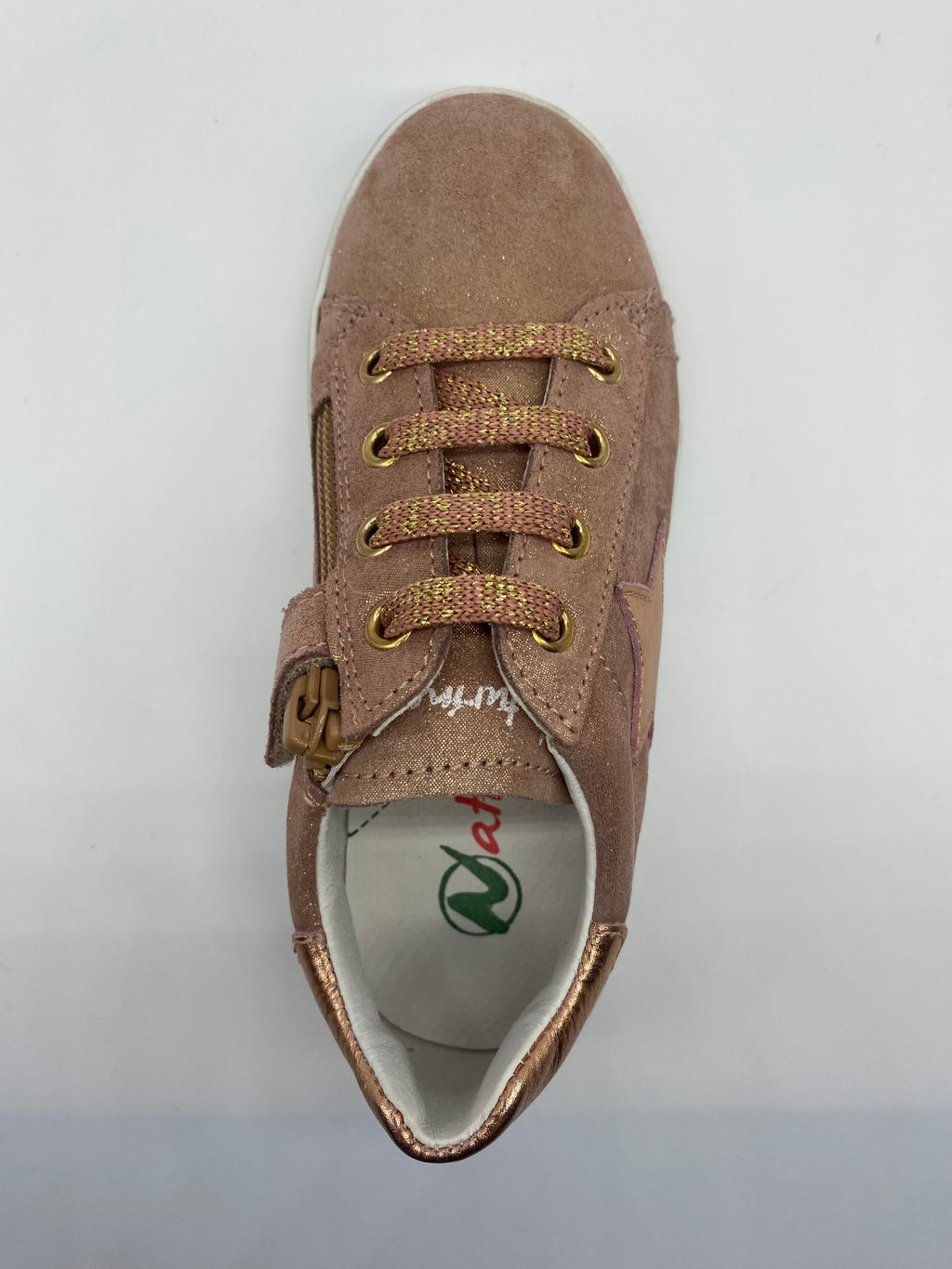 NATURINO annie zip rosa antico
