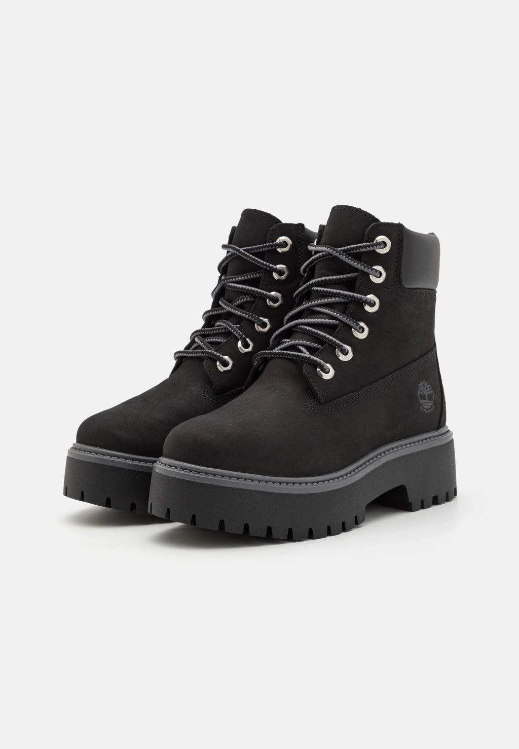 TIMBERLAND stone street 6 in lace jet black nero