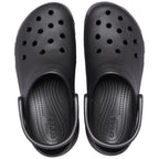CROCS Classic platform clog nero
