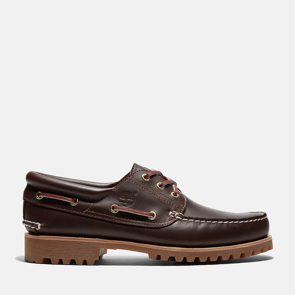 TIMBERLAND authentic boat shoe marrone