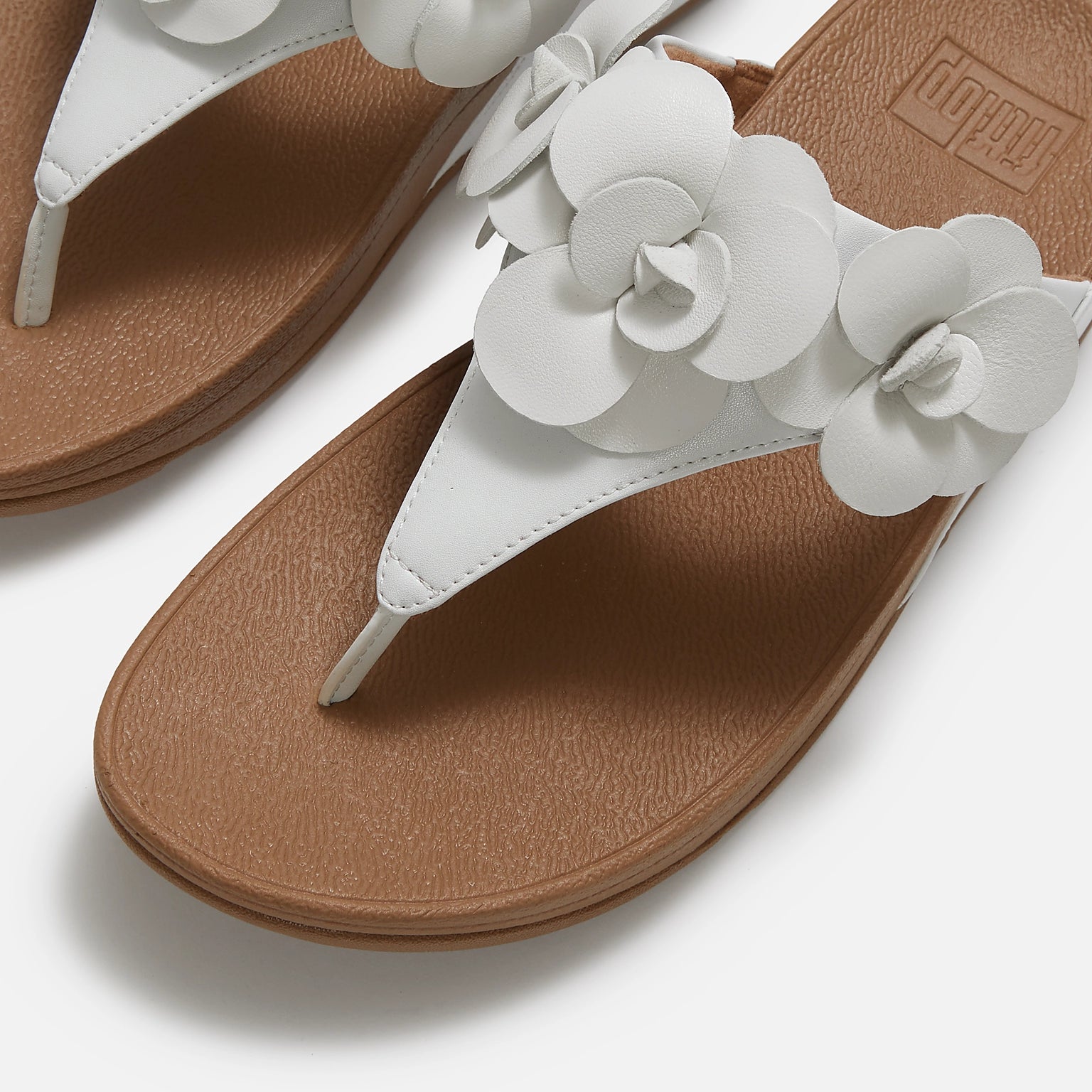 FITFLOP lulu flower bianco