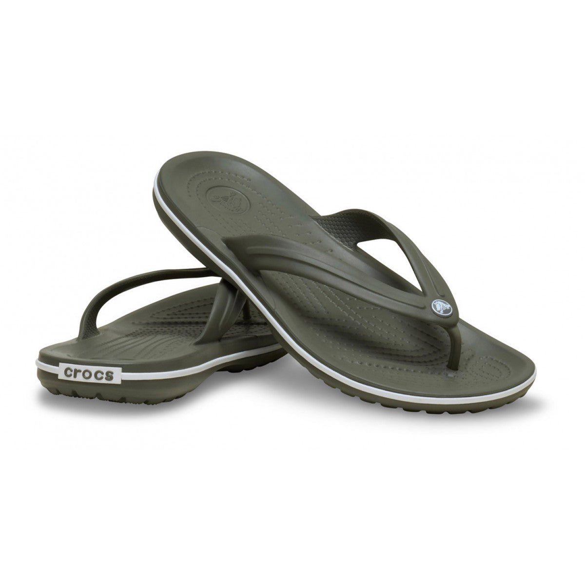 CROCS Crocband flip U verde