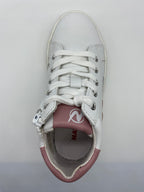 NATURINO orvay zip high bianco-rosa