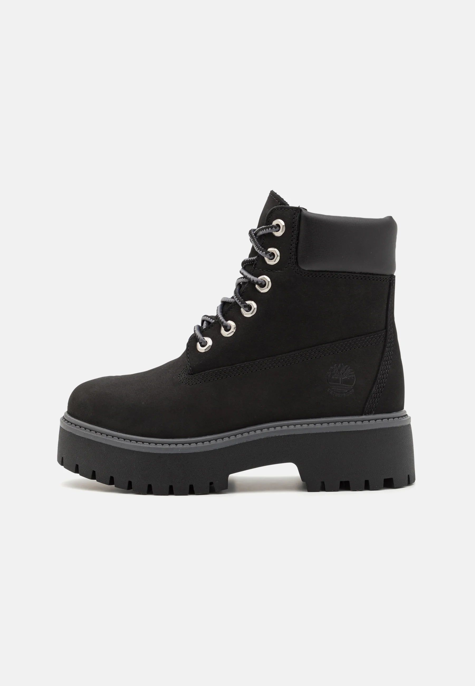 TIMBERLAND stone street 6 in lace jet black nero