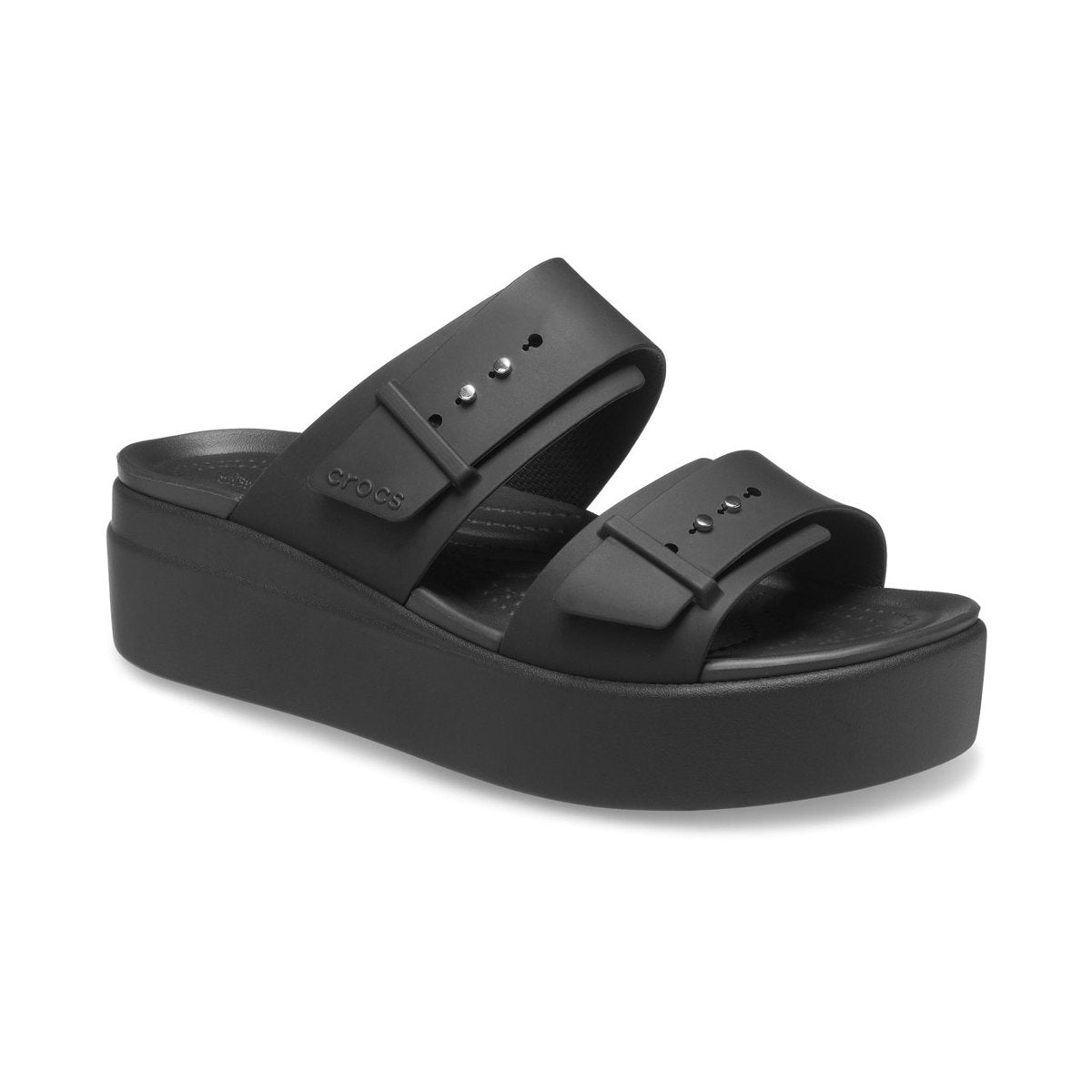 CROCS Brooklyn buckle nero