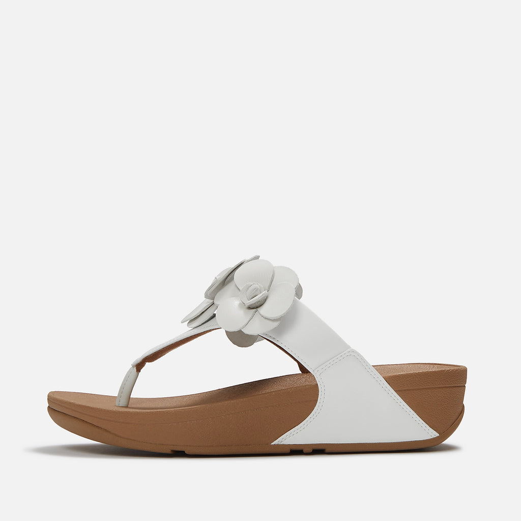 FITFLOP lulu flower bianco