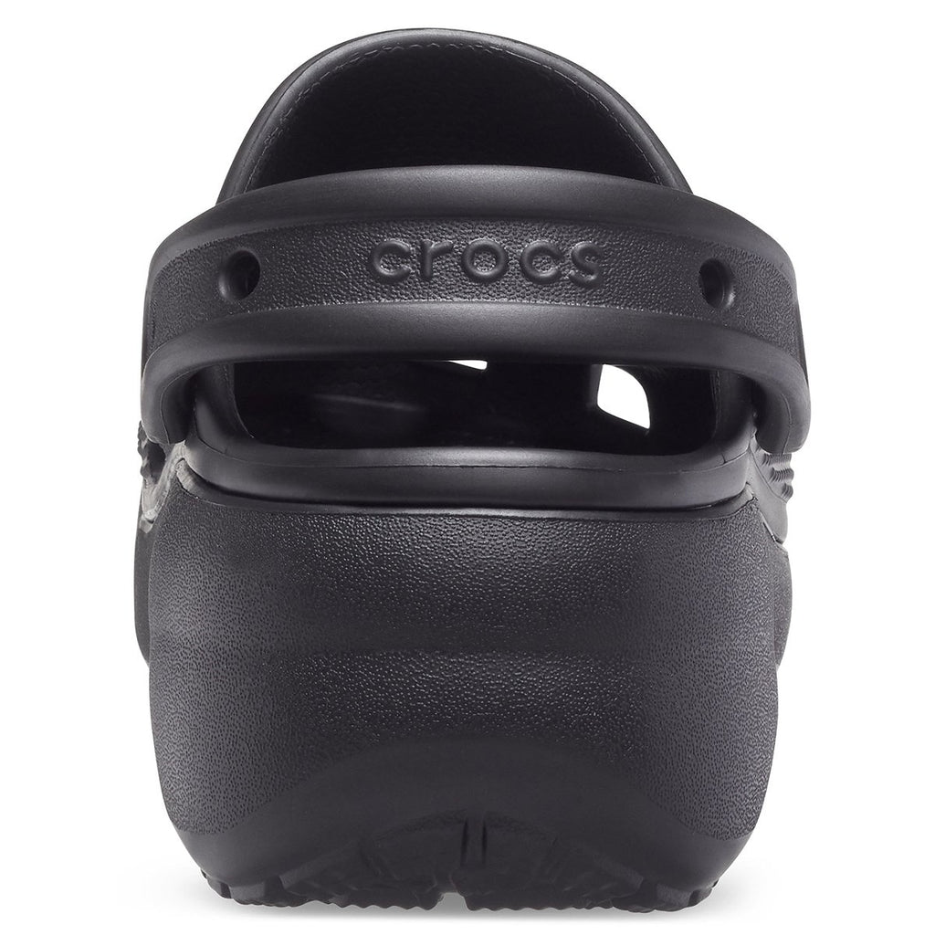 CROCS Classic platform clog nero