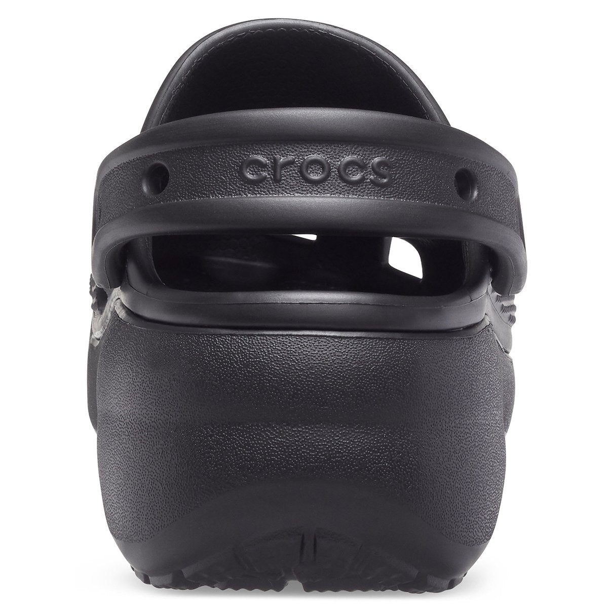 CROCS Classic platform clog nero