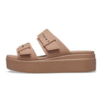 CROCS Brooklyn buckle latte