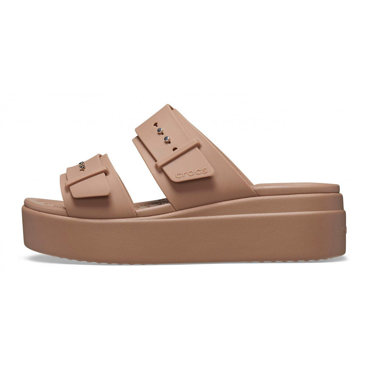 CROCS Brooklyn buckle latte
