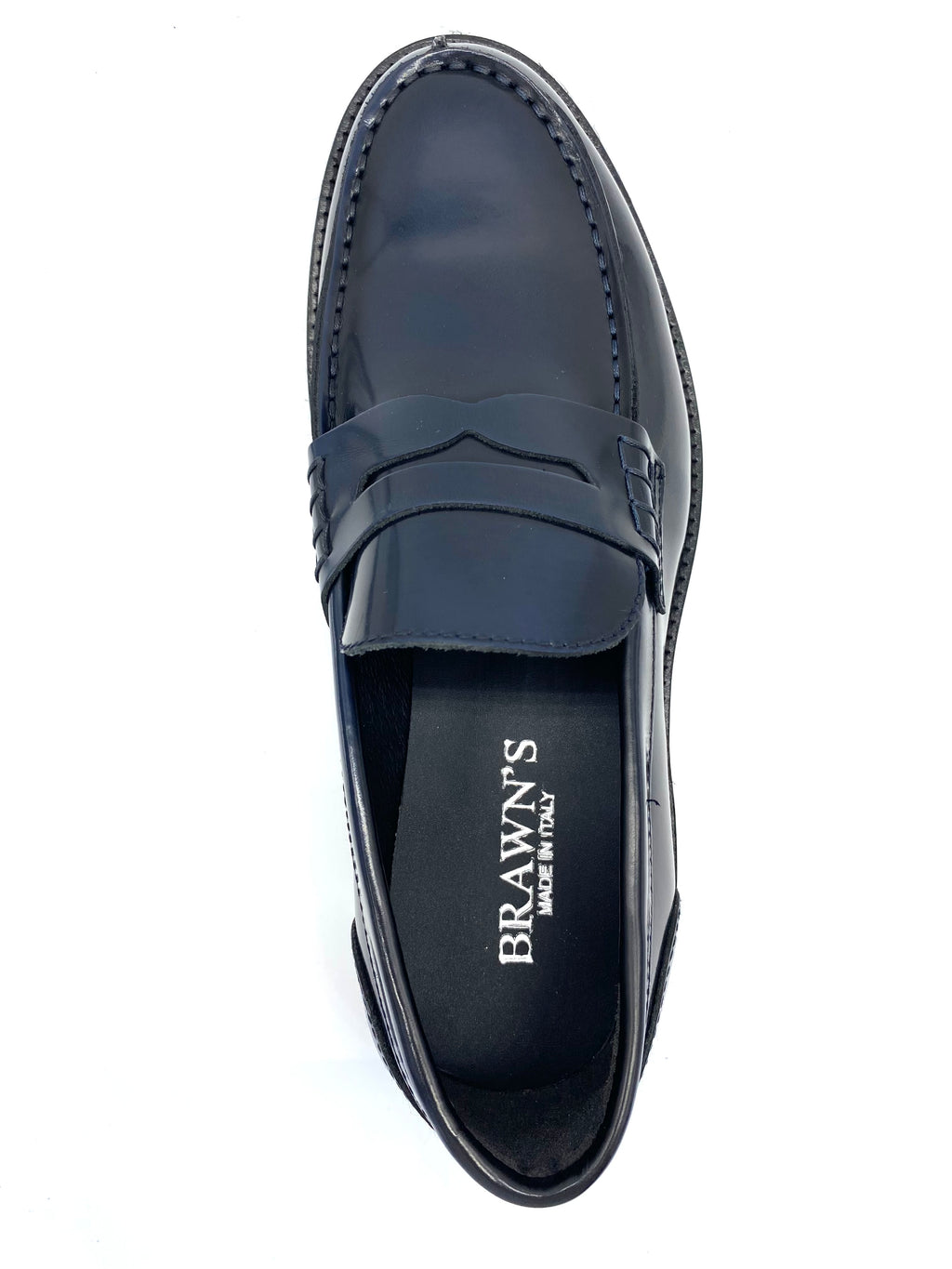 BRAWN’S mocassini blu