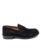 BRAWN’S mocassino marrone scamosciato