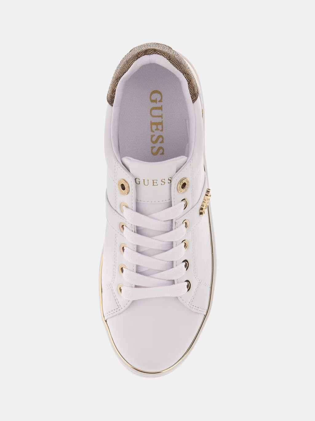 GUESS weißer flfbtzele12 Sneaker