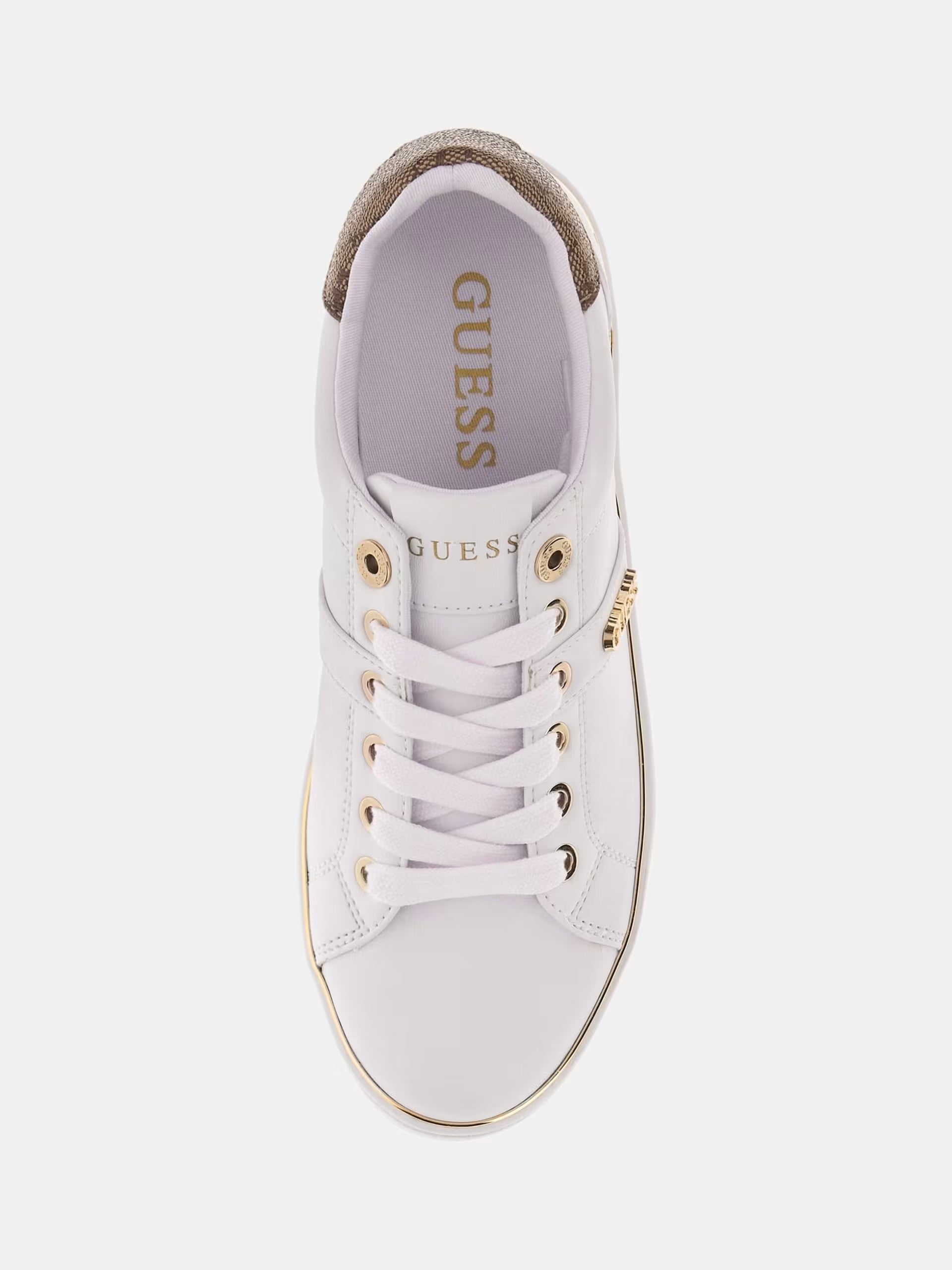 GUESS sneaker flfbtzele12 bianca