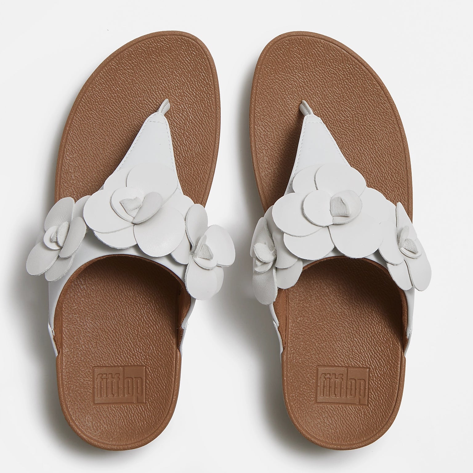 FITFLOP lulu flower bianco