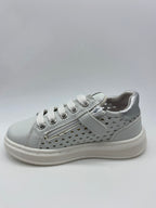 NATURINO Taula zip bianco-argento