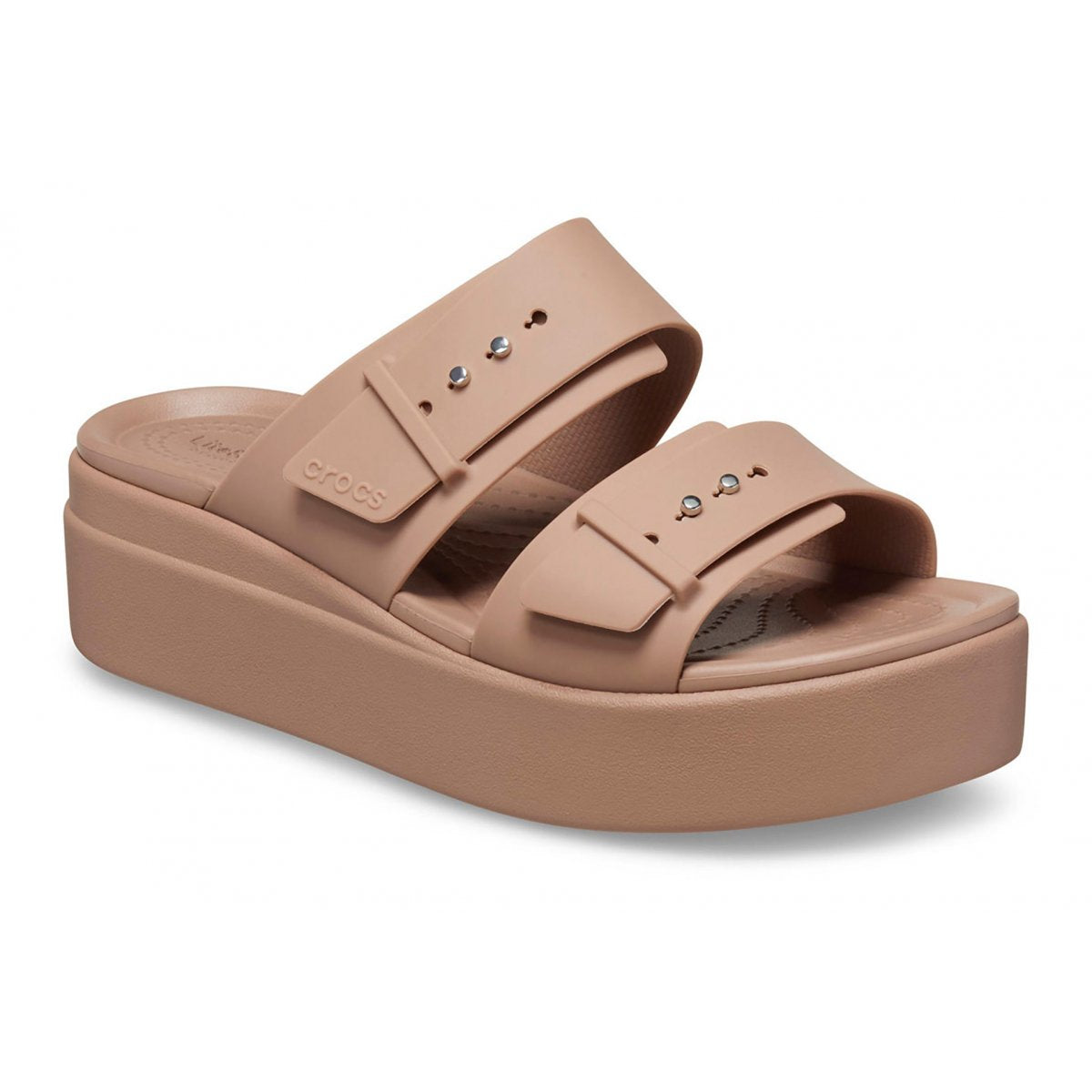 CROCS Brooklyn buckle latte
