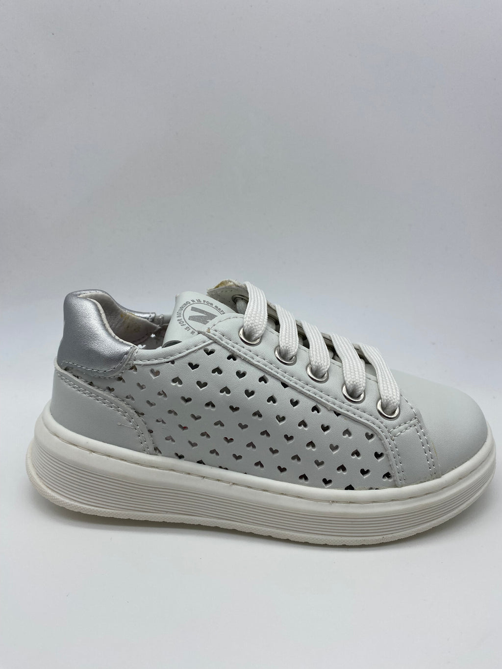 NATURINO Taula zip bianco-argento