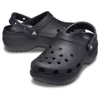 CROCS Classic platform clog nero