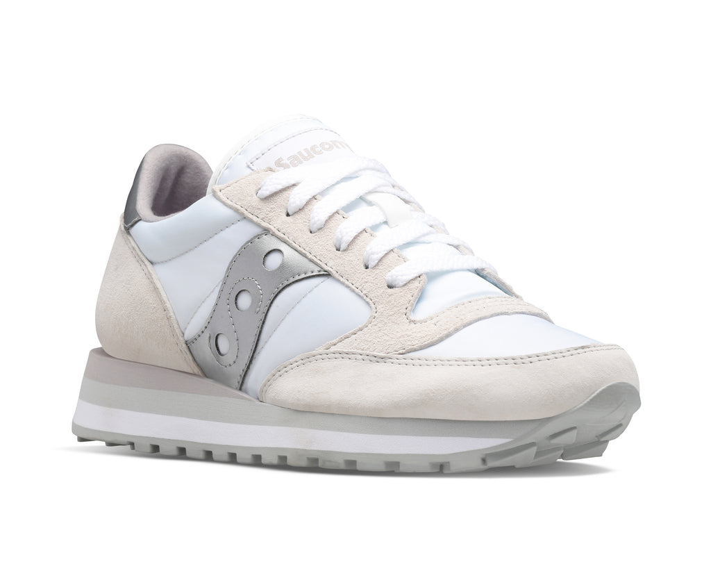 SAUCONY jazz triple bianco-silver